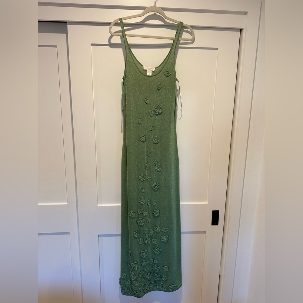Green Sleeveless Maxi Dress